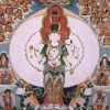 Thangka image of Chenrezig.
