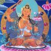 Thanka image of Manjushri