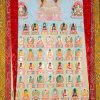 Thangka image of the 35 Buddhas.