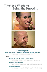 Cover of Timeless Wisdom DVD.