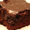 Piece of chocolate cake.