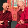 Venerable giving a teaching at Tibetisches Zentrum e.V. in Hamburg.
