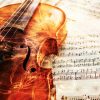 A cello and a music sheet.