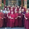 Group of monastics standing together.