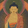 Thangka image of the Buddha.