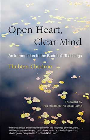 Cover of the book 'Open Heart, Clear Mind'.