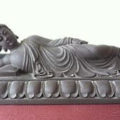 Buddha in nirvana posture.