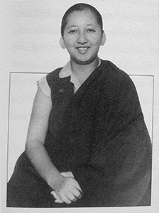 Portrait of Khandro Rinpoche.