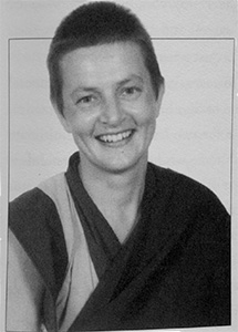 Portrait of Bhikshuni Wendy Finster.