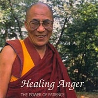 Cover of the book 'Healing Anger' by His Holiness the Dalai Lama.