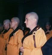Image of Venerable Thubten Chodron ordination