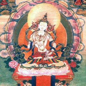 Thangka image of Vajrasattva.