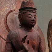 Statue of a Bodhisattva.