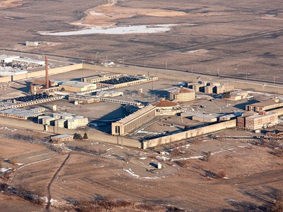 Aerial view of Stateville Correctional Center.