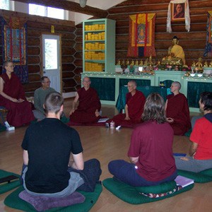EML group discussions with Venerable Chodron