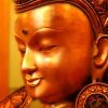 A picture showing the face of Manjushri