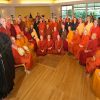 Group photo of sangha in theravada bhikshuni ordination in sravasti abbbey.