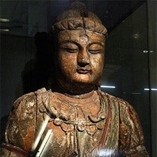Statue of a bodhisattva.