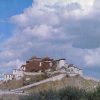 A pilgrimage to Tibet Blue sky and clouds above Potala Palace.