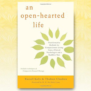 Cover of book 'An open-hearted life'.