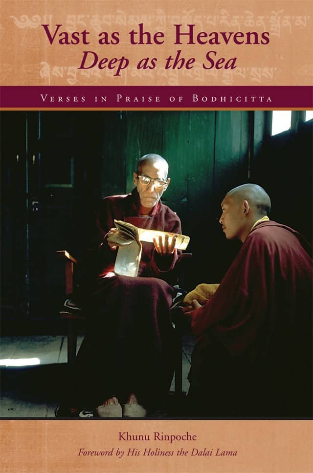 Okładka filmu „Bardzo jak niebiosa głęboka jak morze” Khunu Lamy Rinpocze
