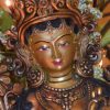 Closeup of statue of Tara.