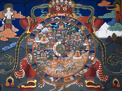 Image of the Wheel of Life.