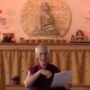 The verses for laypeople who offer food to nourish the sangha, and the sangha which in turn nourishes the laypeople with teachings. 