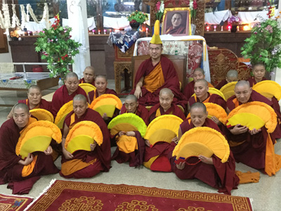 Group of geshemas seated together.