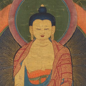Thangka image of the Buddha.