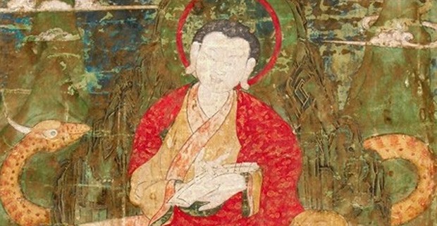 Thangka image of Nagarjuna.