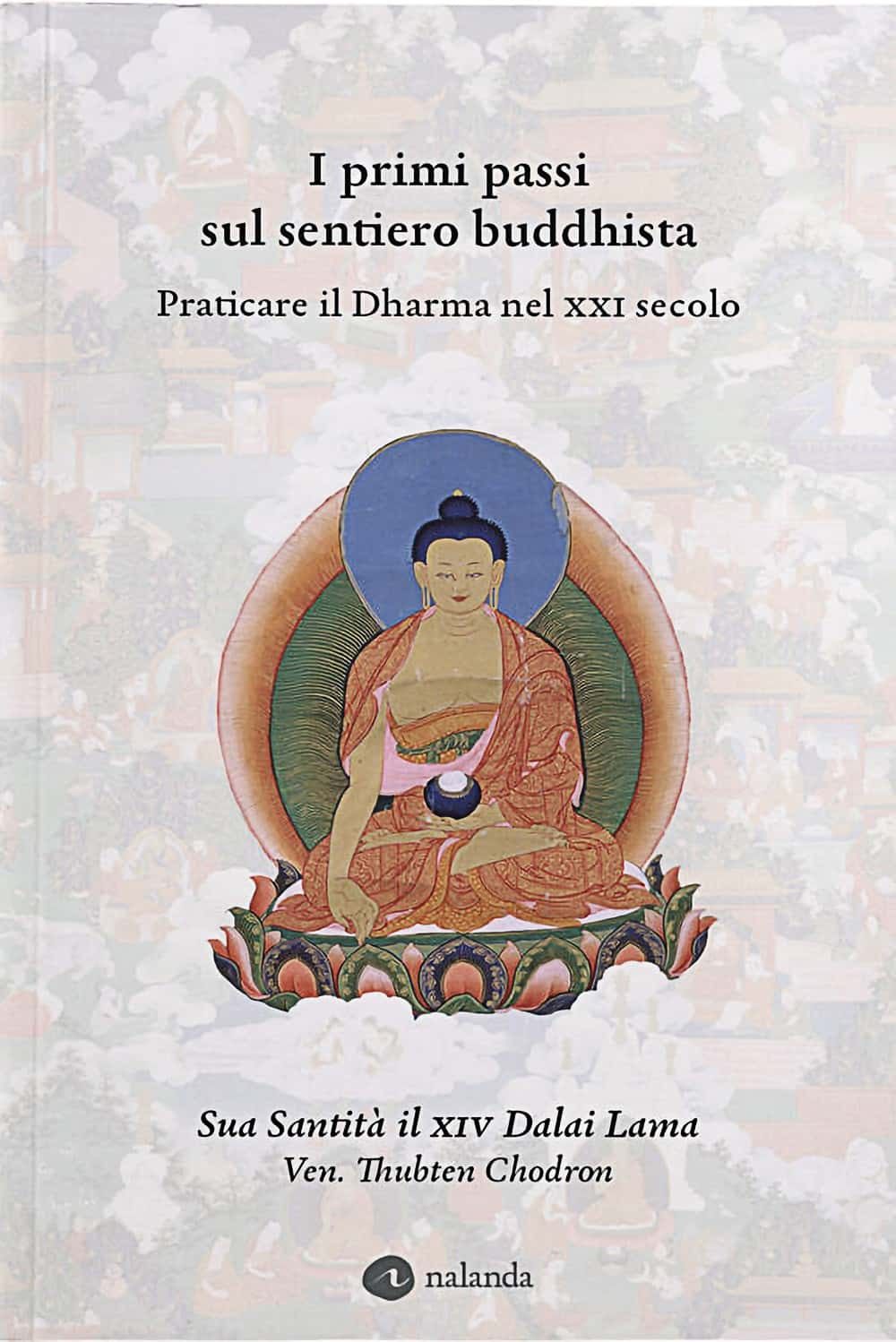 Okładka książki Zbliżając się do ścieżki buddyjskiej w języku włoskim