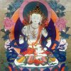 Thangka image of Vajrasattva.