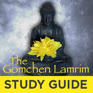 غلاف دليل دراسة Gomchen Lamrim.