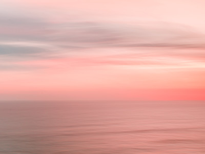 Ocean sunset.