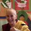 Venerable smiling while teaching.