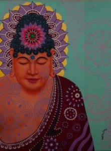Painting of the Buddha.