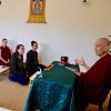 Venerable teaching to a group of young people.