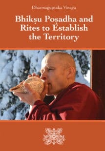 Book cover of Bhikshu Posadha and Rites to Establish the Territory