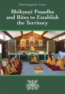 Book cover of Bhikshuni Posadha and Rites to Establish the Territory