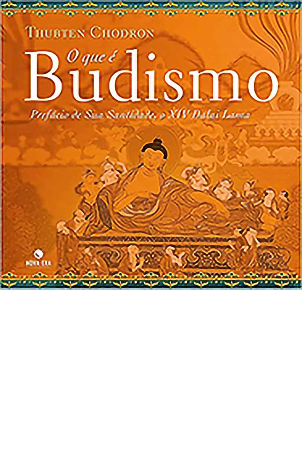Okładka buddyzmu dla początkujących w języku portugalskim